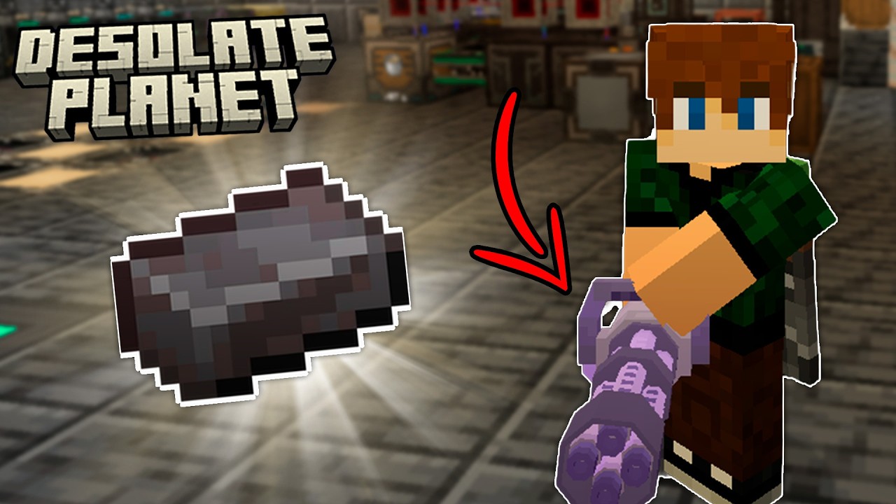 CRIEI um ARSENAL para ir BUSCAR NETHERITE!!! - Minecraft Desolate Planet E20 (1.20)