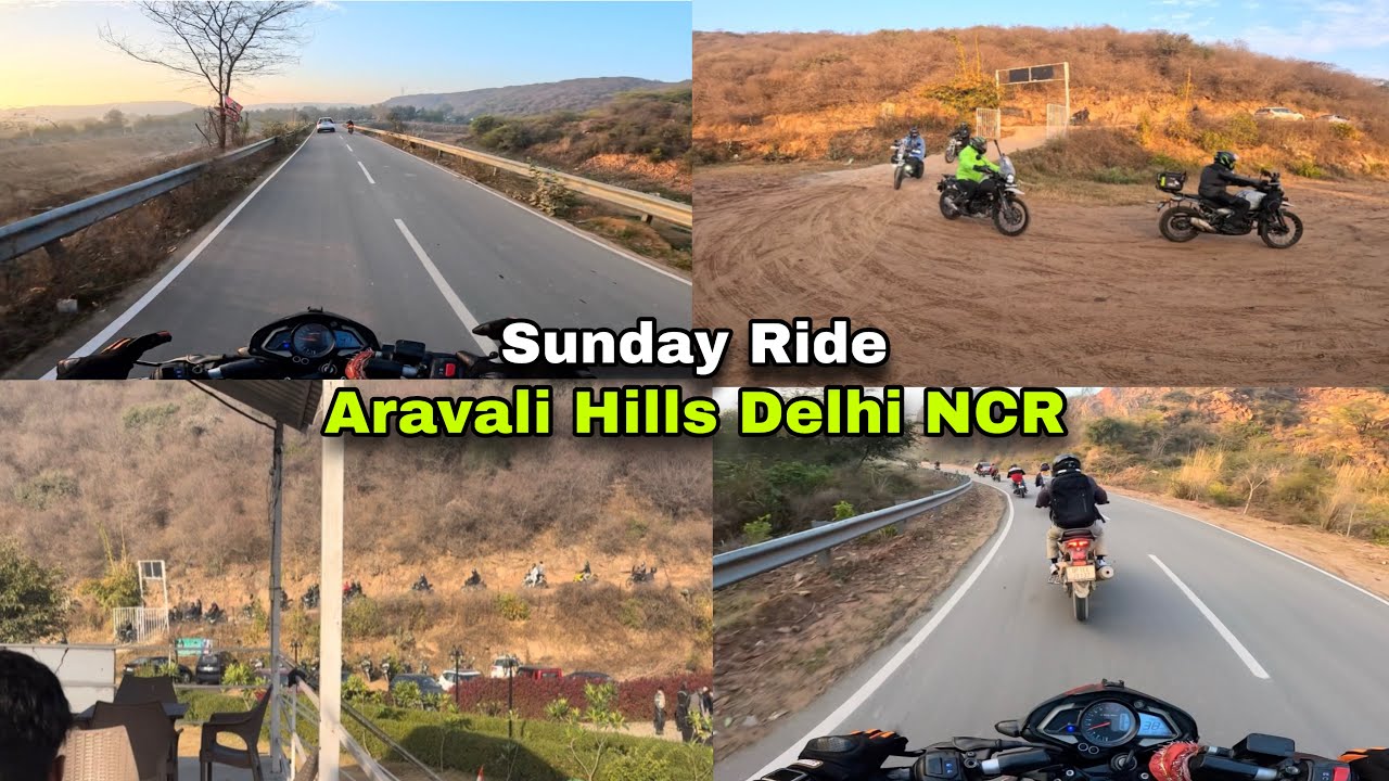 Aravali hills bike ride | delhi m riding ke liye aesi location h socha nhi tha | aravali hills Delhi