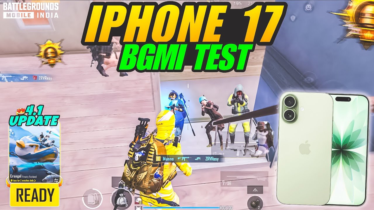 🔥iPhone 17 BGMI 120FPS Test | Smoothness Shocked Me!