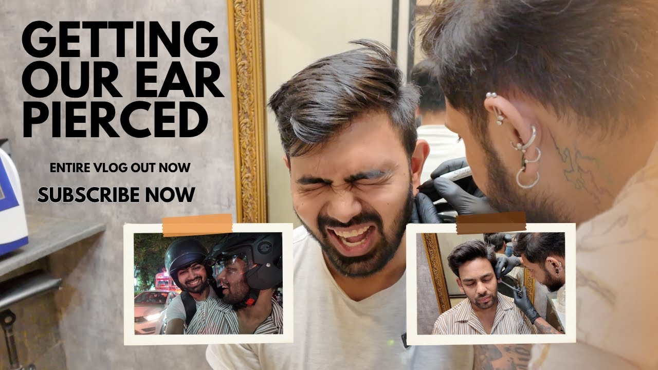 I finally got my ear pierced | Full Crazy vlog | Lizard's Skin Tattoo