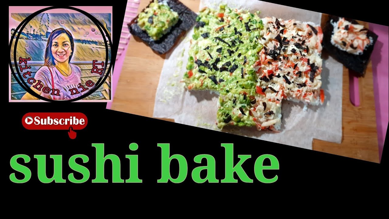HOW TO MAKE SUSHI BAKE/ BUT NO BAKE.