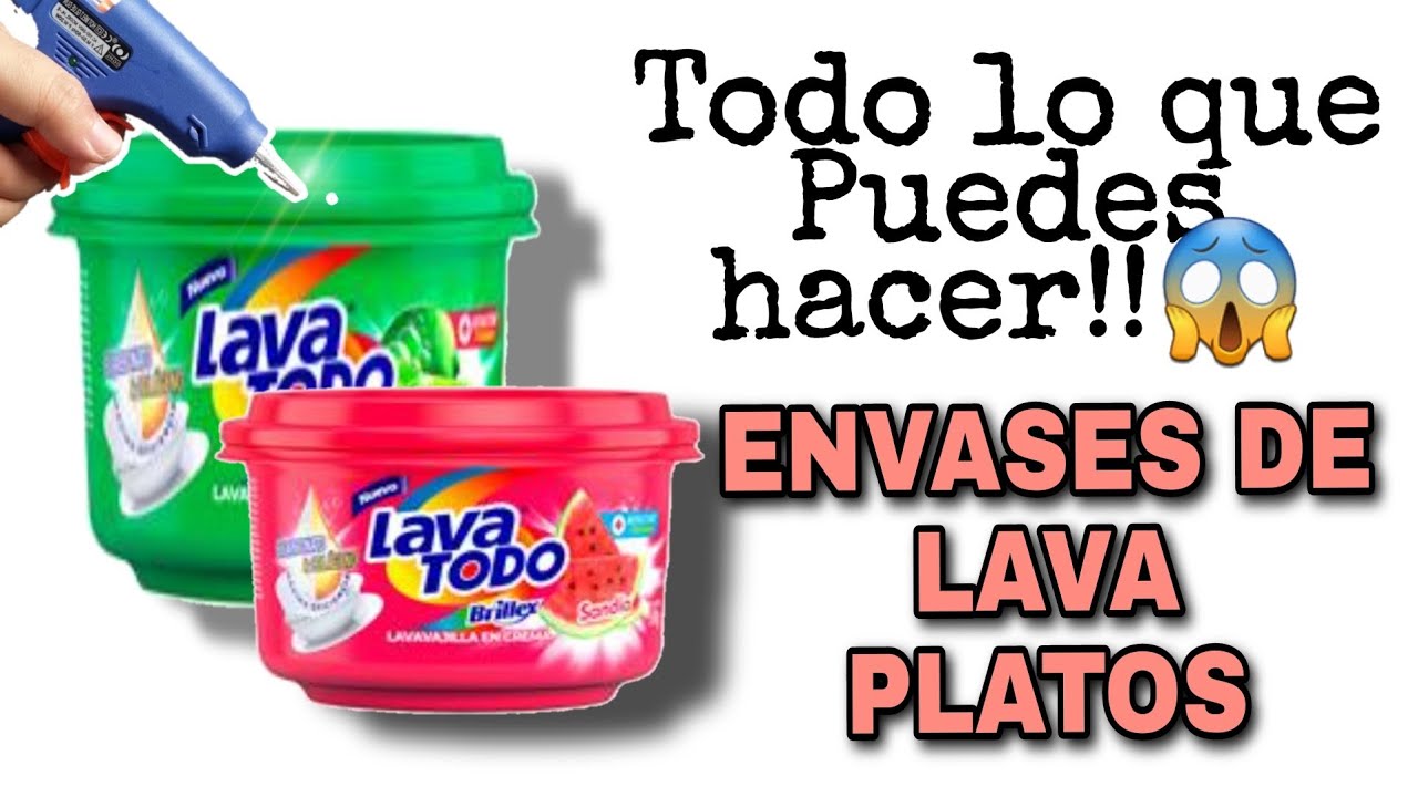 💥Esto puedes hacer con ENVASES PLÁSTICOS DE LAVA PLATOS |después de esto ya NO! querrás botarlos!😱