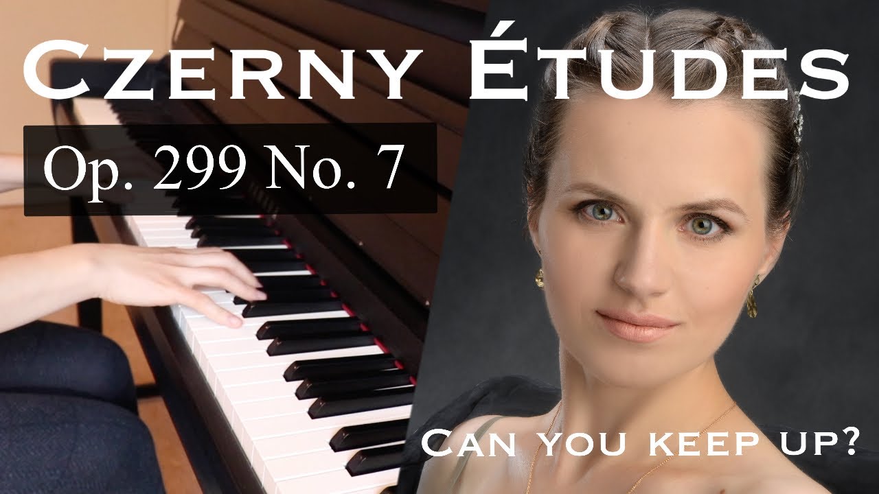 Czerny Op. 299, Étude No. 7, performed by concert pianist Anna Bulkina