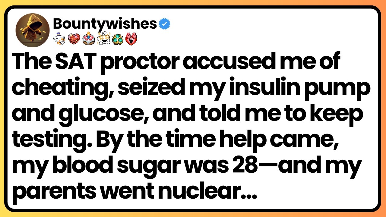 My insulin pump warned “critical low.” The proctor took it away: no devices.