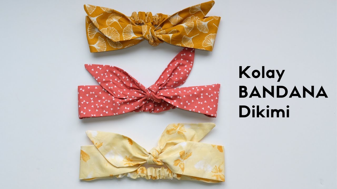 Kolay BANDANA DİKİMİ | Saç Bandı Dikimi | 5 DAKİKADA DİKİN