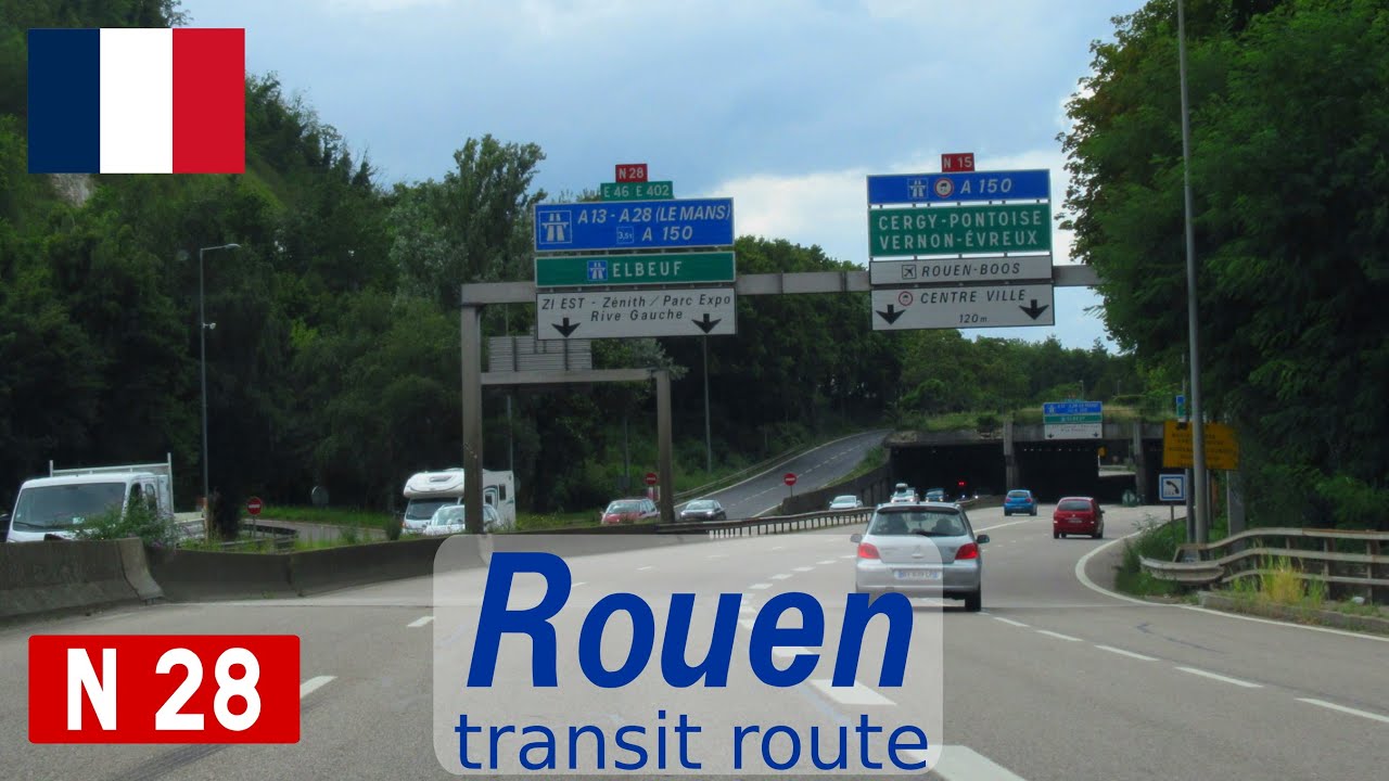 France: N28 through Rouen