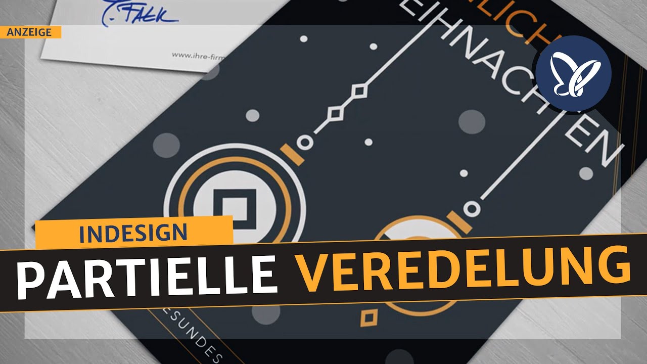InDesign Tutorial: Anlegen einer partiellen Veredelung für den Druck UV-Lack, Relieflack, Heißfolie
