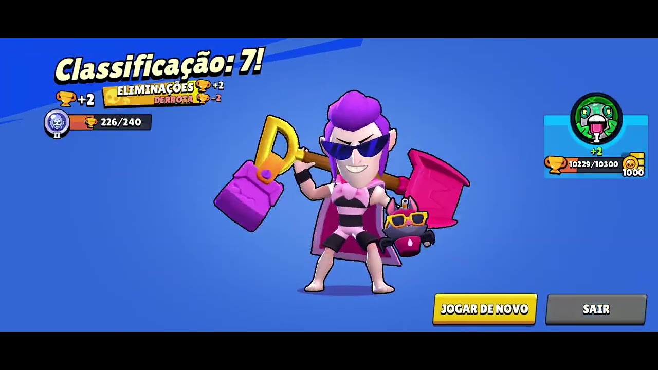 Ganhando uns troféus!