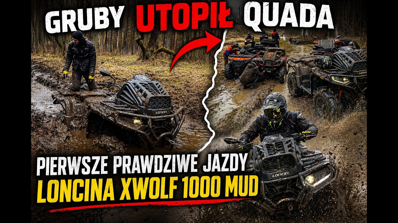 Prawdziwy test Loncin XWOLF 1000 MUD + UTOPIONY Can-Am! Błoto, adrenalina i wielkanocna ekipa 🐣💥