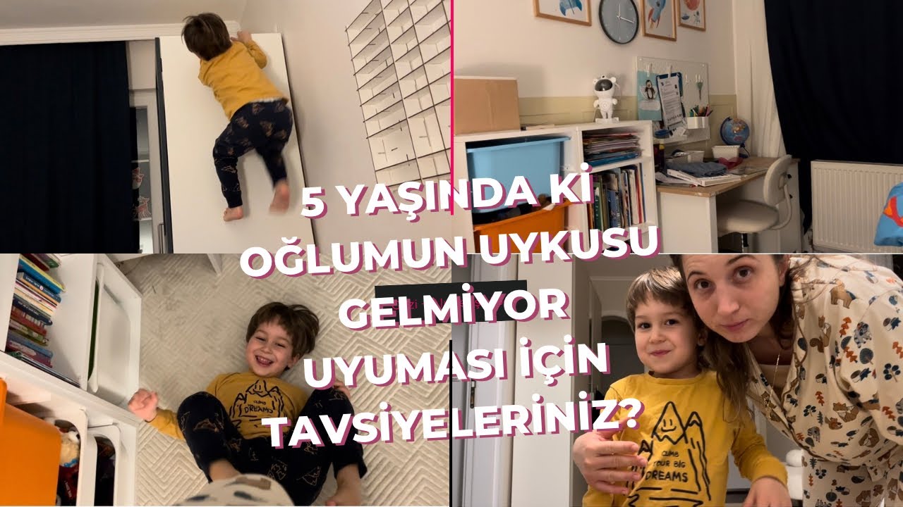 5 yaşında ki oğlumun asla uykusu gelmiyor 😅 uykudan önce neler yaptık ? 