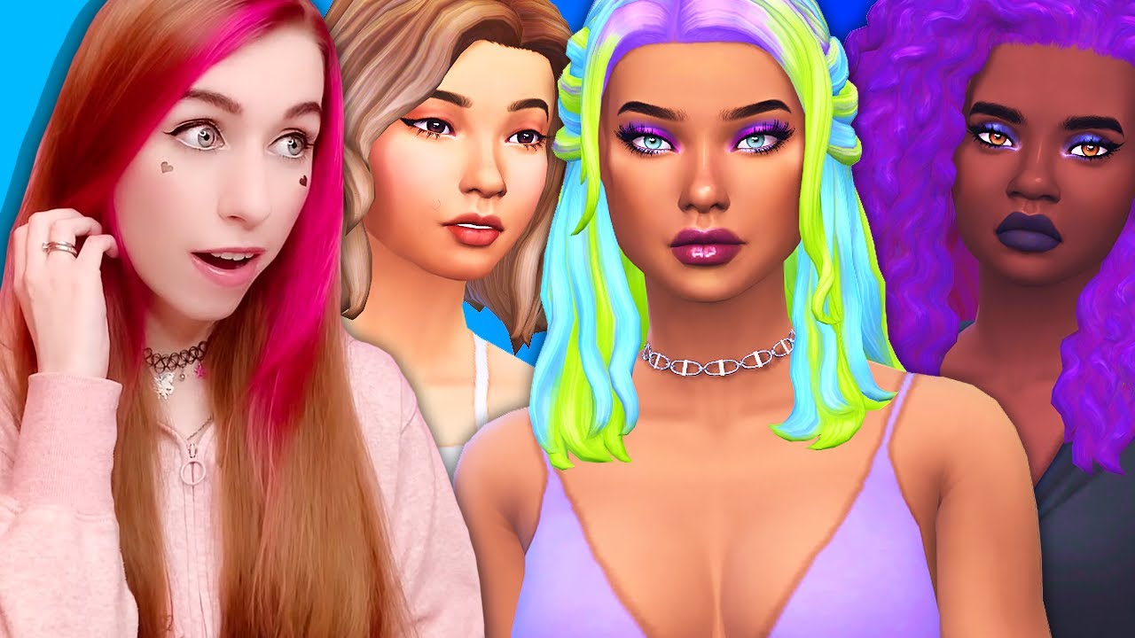 WE FINALLY HAVE THE COLOUR WHEEL FOR HAIR & CLOTHES IN THE SIMS  4 EXCEPT IT'S A SLIDER😍😱 (Mod)