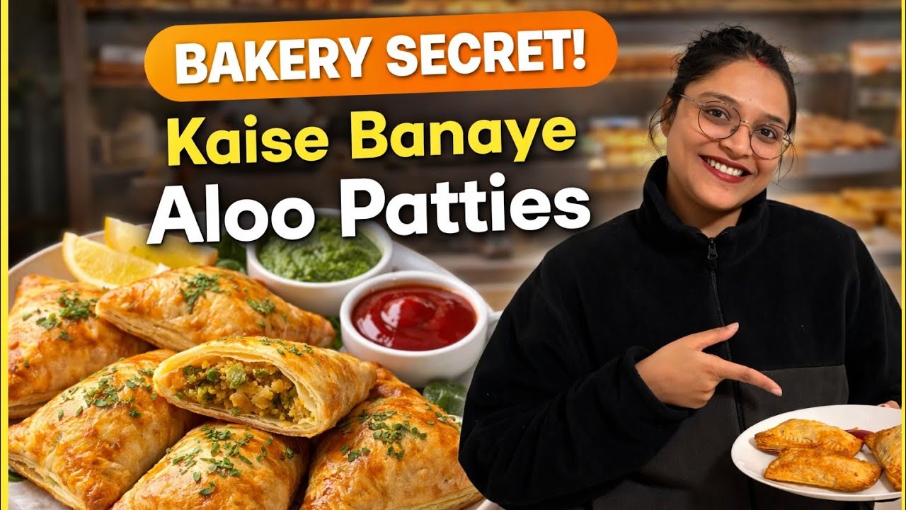Crispy Aloo Patties Recipe 😍 | Bakery-Style Puff Patties at Home | आलू पेटीज बेकरी जैसी कम मेहनत में