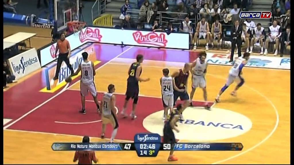 Basketball: Rio Natura Monbus - FC Barcelona (79-67, Highlights)
