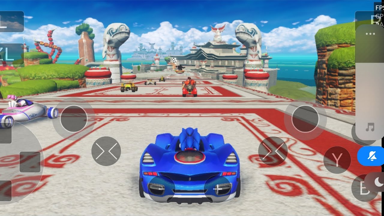 Sonic and All-Stars Racing Transformed WiiU CEMU on Android 7FPS Gameplay Snapdragon888 Xiaomi11TPro