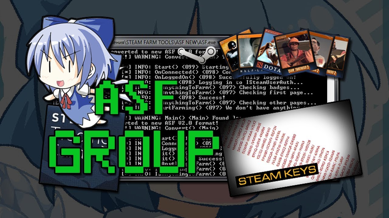 Управление ботами ASF через группу Steam - Archi Steam Farm v4.0