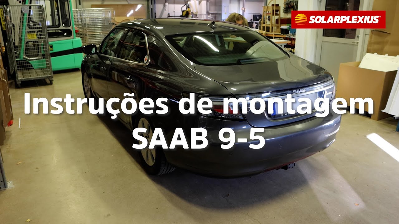Escurcerecendo os vidros do SAAB 9-5 com películas Solarplexius