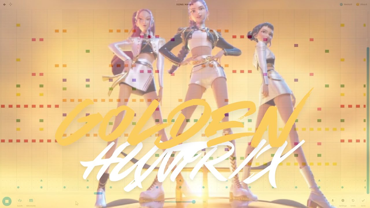GOLDEN - HUNTR/X on Chrome Music Lab