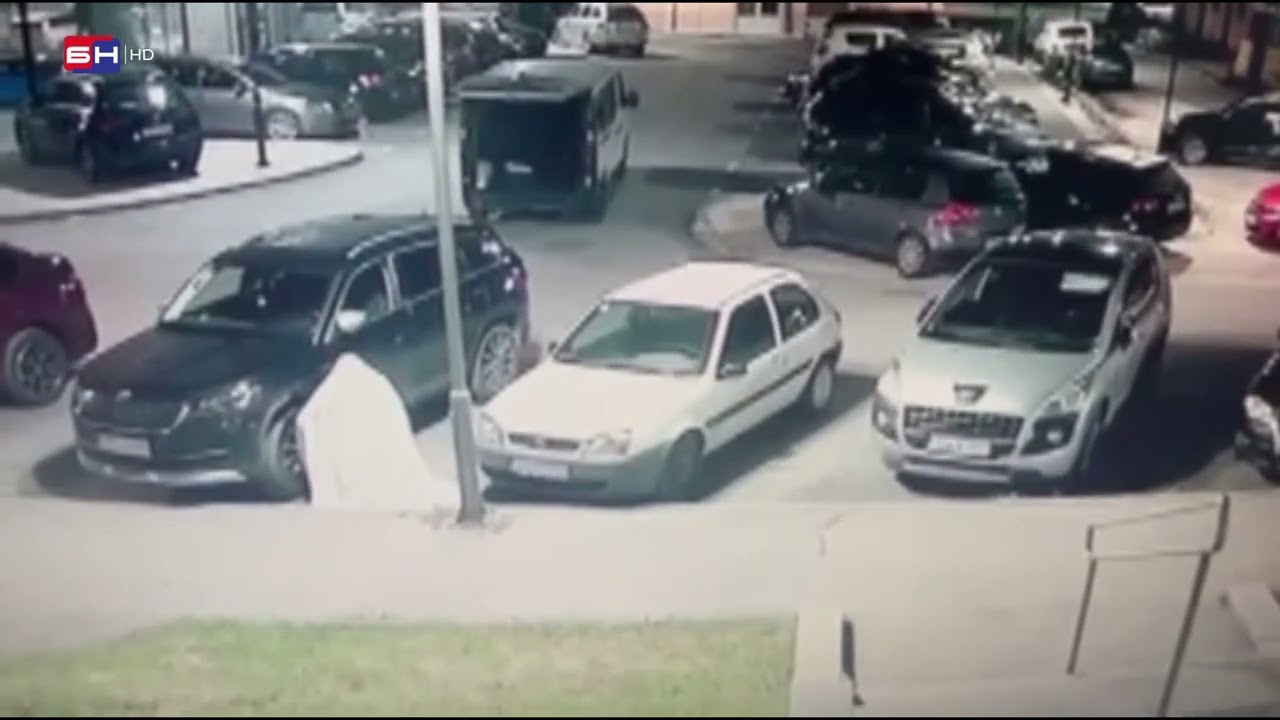Snimak paljevine automobila sina načelnika Pala