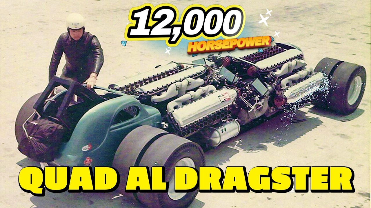 4 мотора и 12,000 лошадей – История невероятного дрэгстера QUAD AL