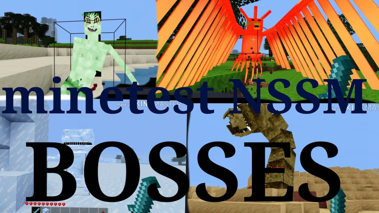 Minetest: all NSSM bosses! (outdated)