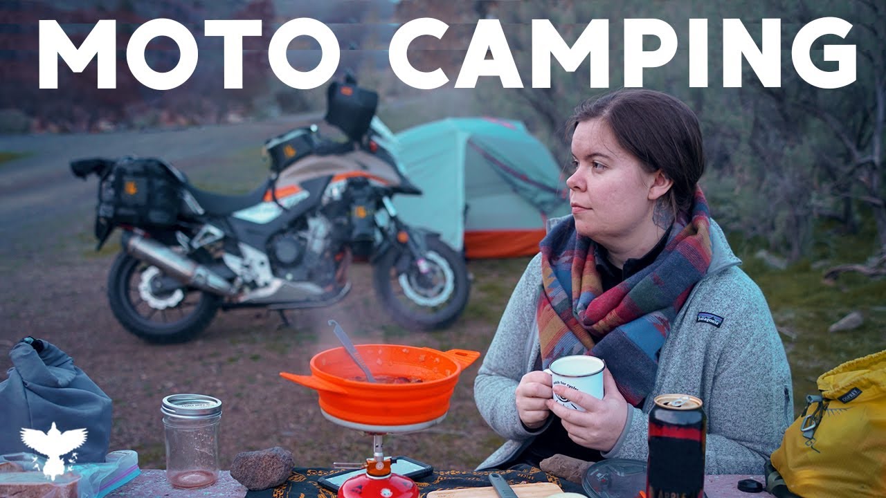 Solo Moto Camping in Freezing Temperatures