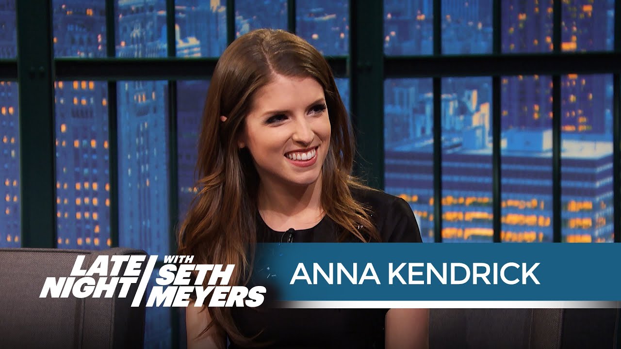 Anna Kendrick on Filming Pitch Perfect 2 with the Green Bay Packers - Late Night with Seth Meyers