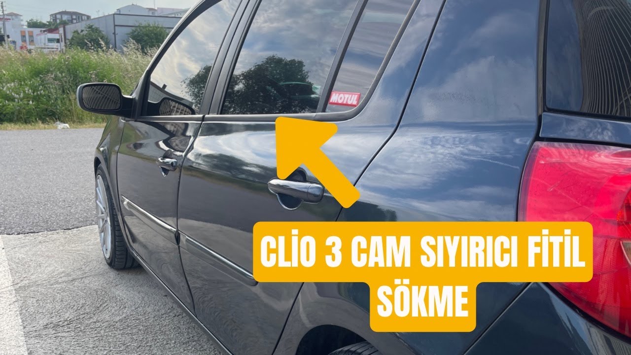 CLİO 3 / CAM SIYIRICI FİTİL NASIL SÖKÜLÜR / BU KADAR TOZ ÇIKACAĞINI DÜŞÜNMEZDİM / TEMİZLİK