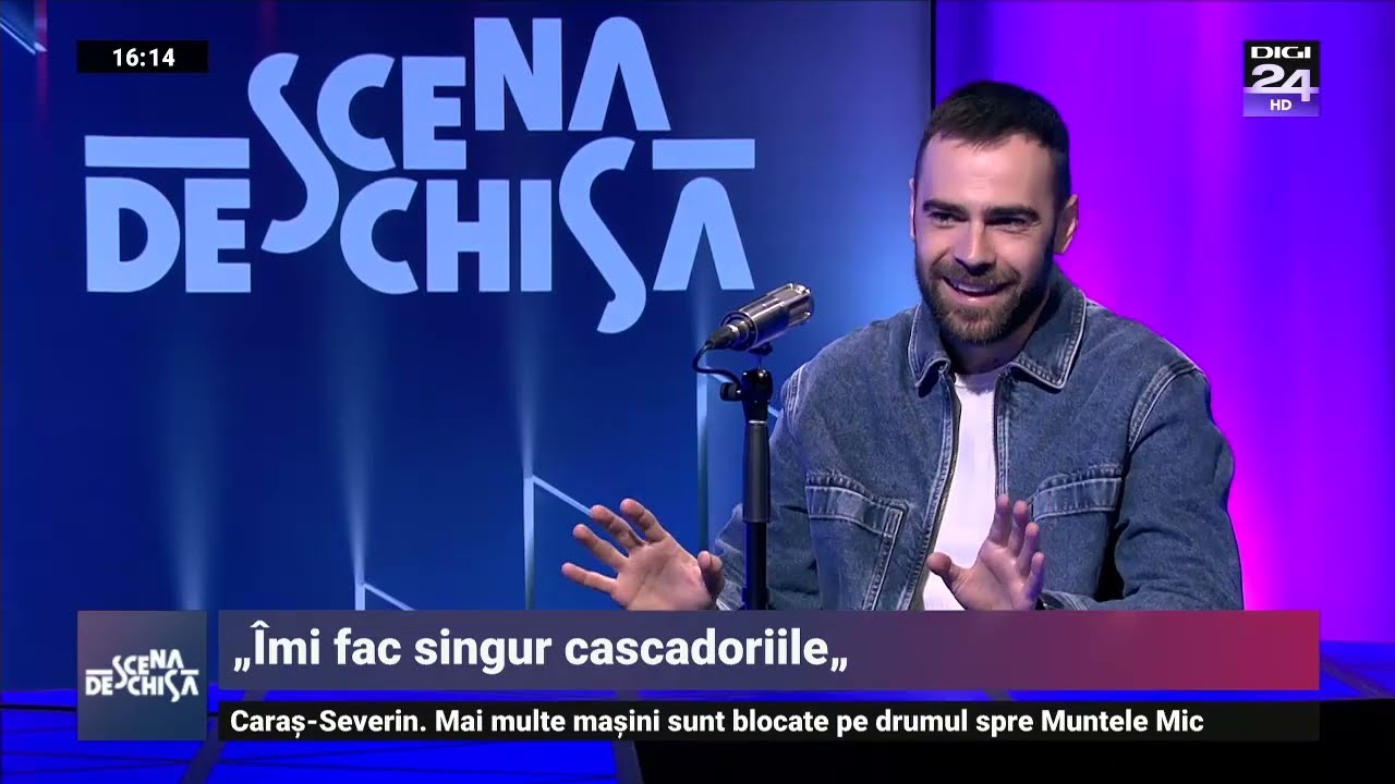 Scena deschisă cu Denis Hanganu: Sunt o minte programabilă. Îmi fac singur cascadoriile