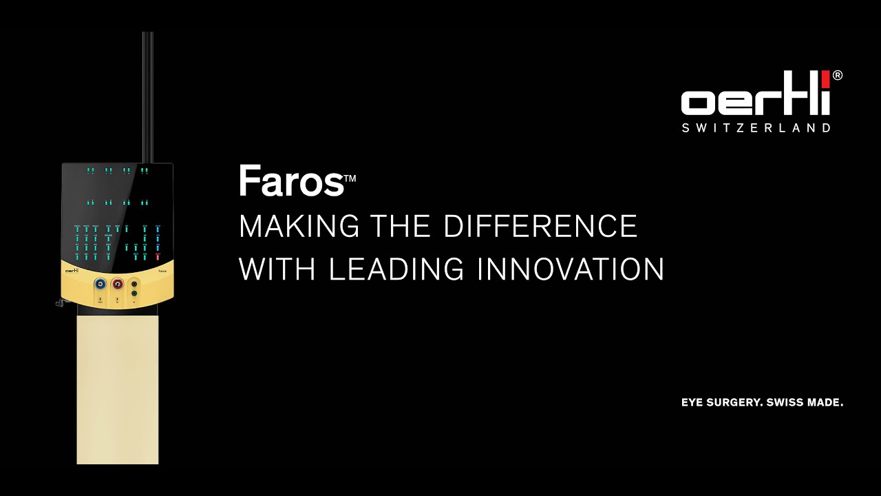 Oertli Faros basic setup for cataract surgery