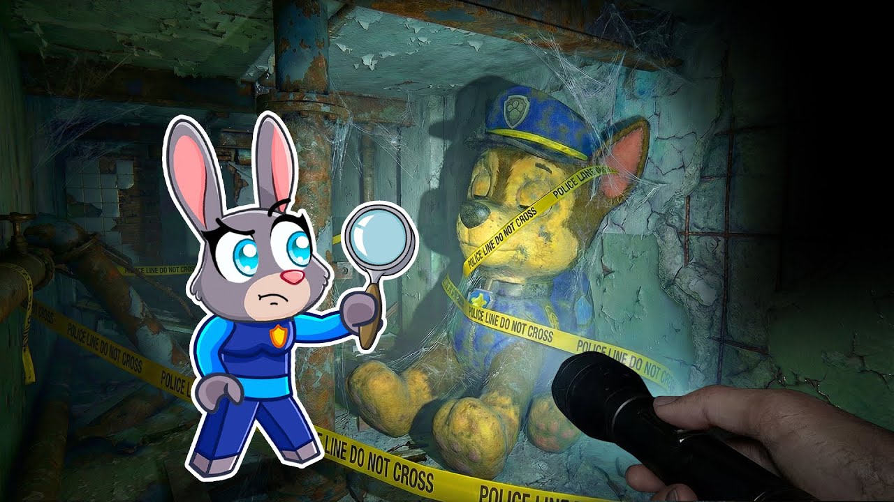 NICK & JUDY FOUND the PAW PATROL Characters at an ABANDONED Police Station!!