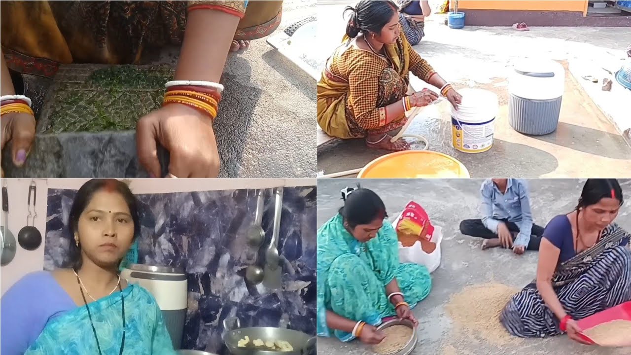 🥰शरीर थकता है मन नहीं,👌सारे काम किए🍽🍲। गीत गाने 