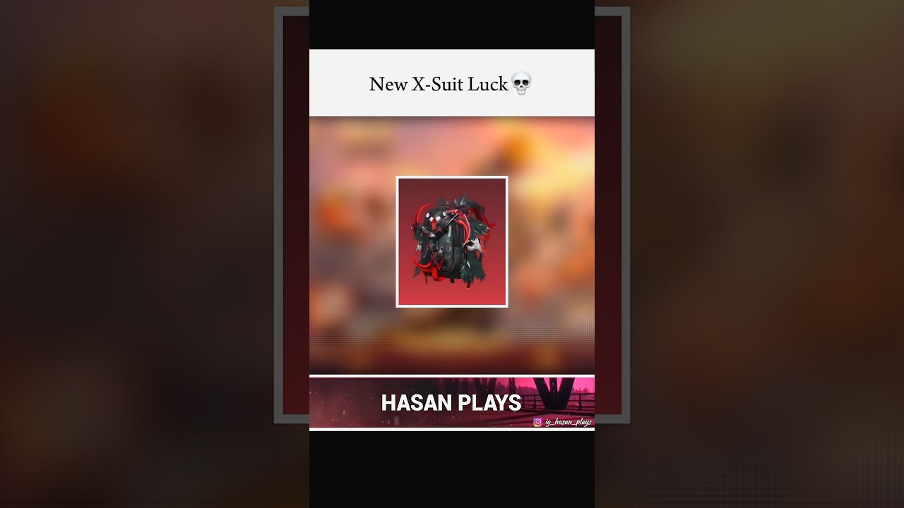 New X- Suit 10uc Luck | #bgmi