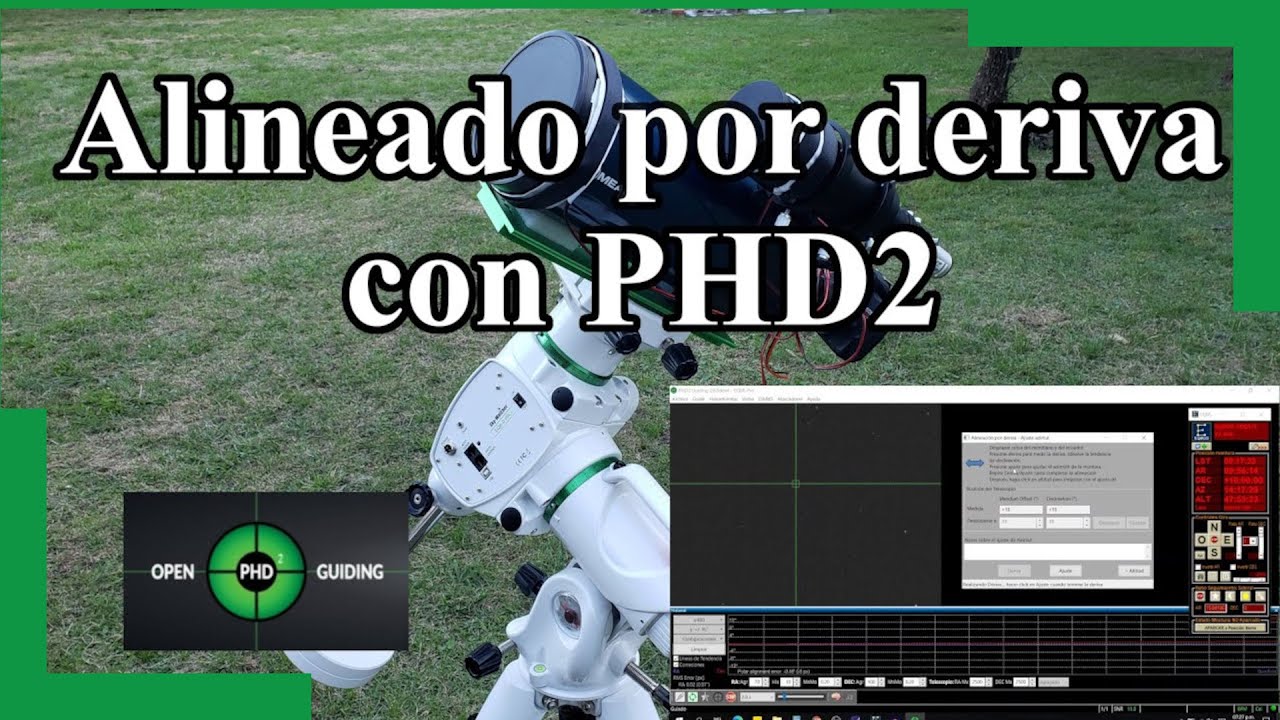 Alineación por Deriva con PHD2