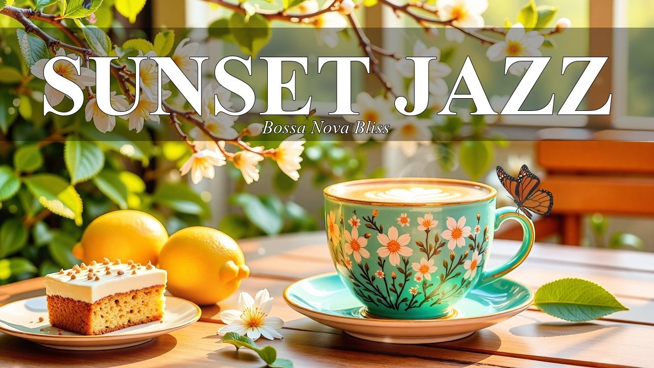 March Sunset Jazz Lounge 🍷 Romantic Smooth Bossa Nova for Relaxing Evenings