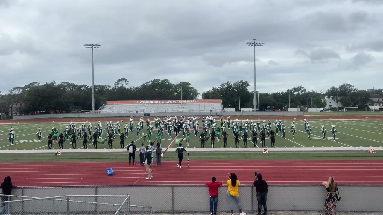 Evans High School Green Machine Marching Band | 2024 Florida Bandmasters Association MPA