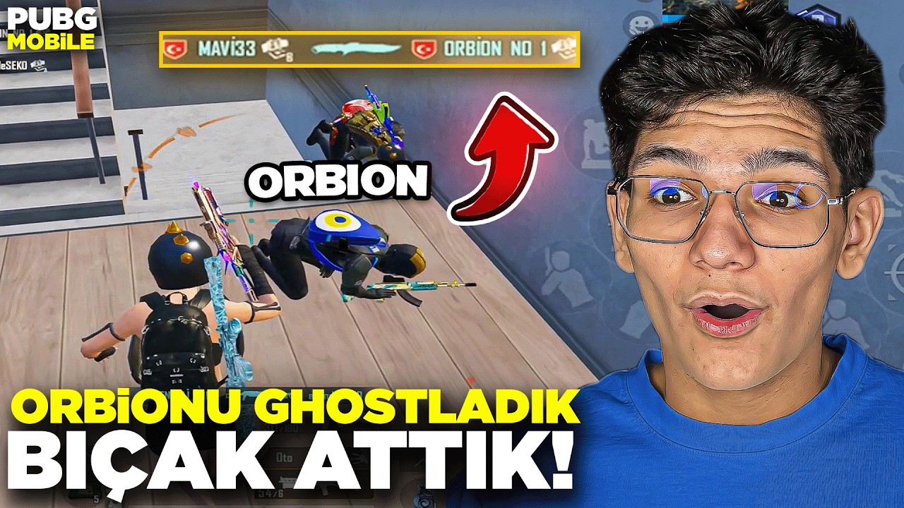 ORBİONU GHOSTLADIM BI&Ccedil;AK ATTIM! &Ccedil;ILDIRDI - PUBG MOBİLE