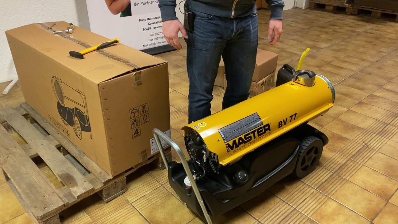 Master BV 77 indirektes Heizgerät Zusammenbau und Zubehör