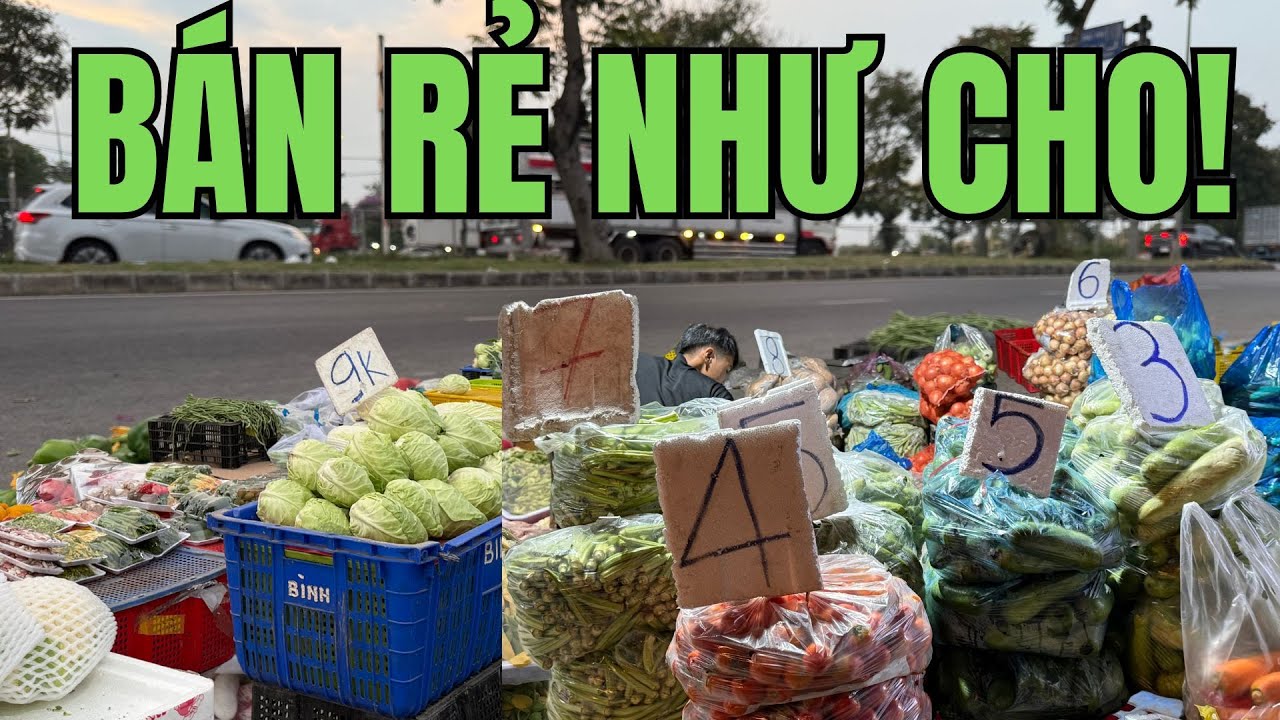 RAU CỦ SIÊU RẺ TRÊN ĐẠI LỘ||GIÁ VẦY NÔNG DÂN SỐNG KIỂU GÌ?||CHỢ VEN ĐƯỜNG NGUYỄN VĂN LINH QUẬN 8
