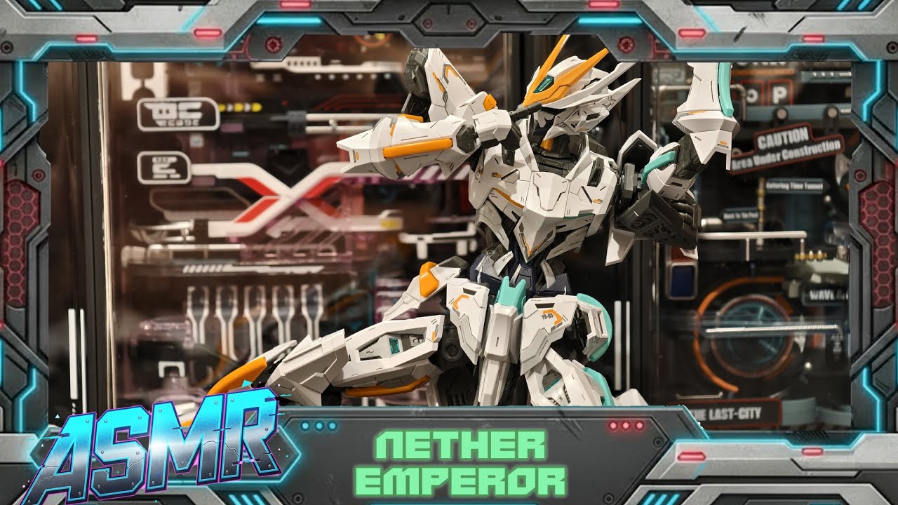 SNAA 1/100 YR-05 NETHER EMPEROR MODEL KIT | ASMR | Quick build | Unbox | Gundam |4K