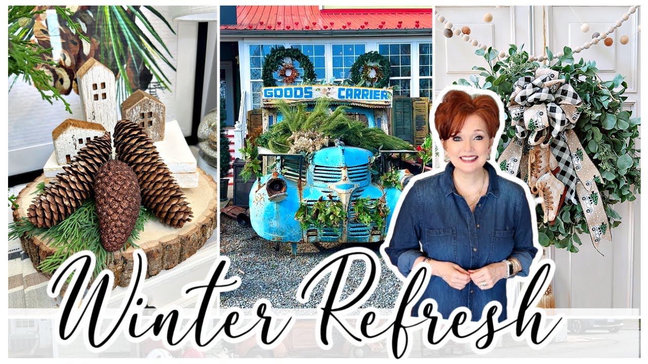 WINTER REFRESH VINTAGE INSPIRATION & WINTER DECORATING