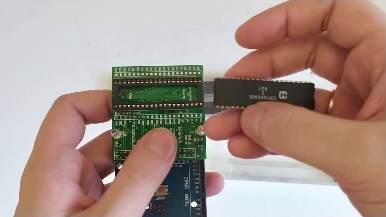 Testing Blacktopped RCA 1802 Chips with the Arduino Retroshield