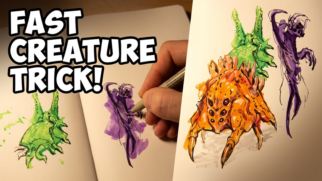 Create AWESOME Creatures with Random Shapes