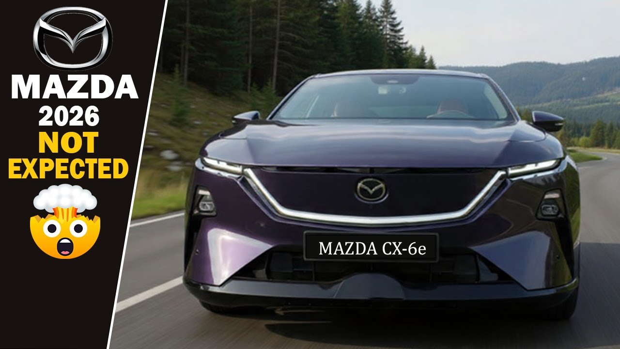 Я провел день за рулем новой Mazda CX 6e 2026 года – это совсем не то, чего я ожидал!