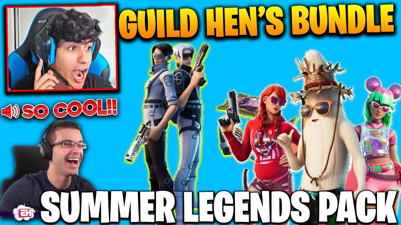 Streamers React To Summer Legends Pack & Guild Hen Bundle In Fortnite Item Shop!