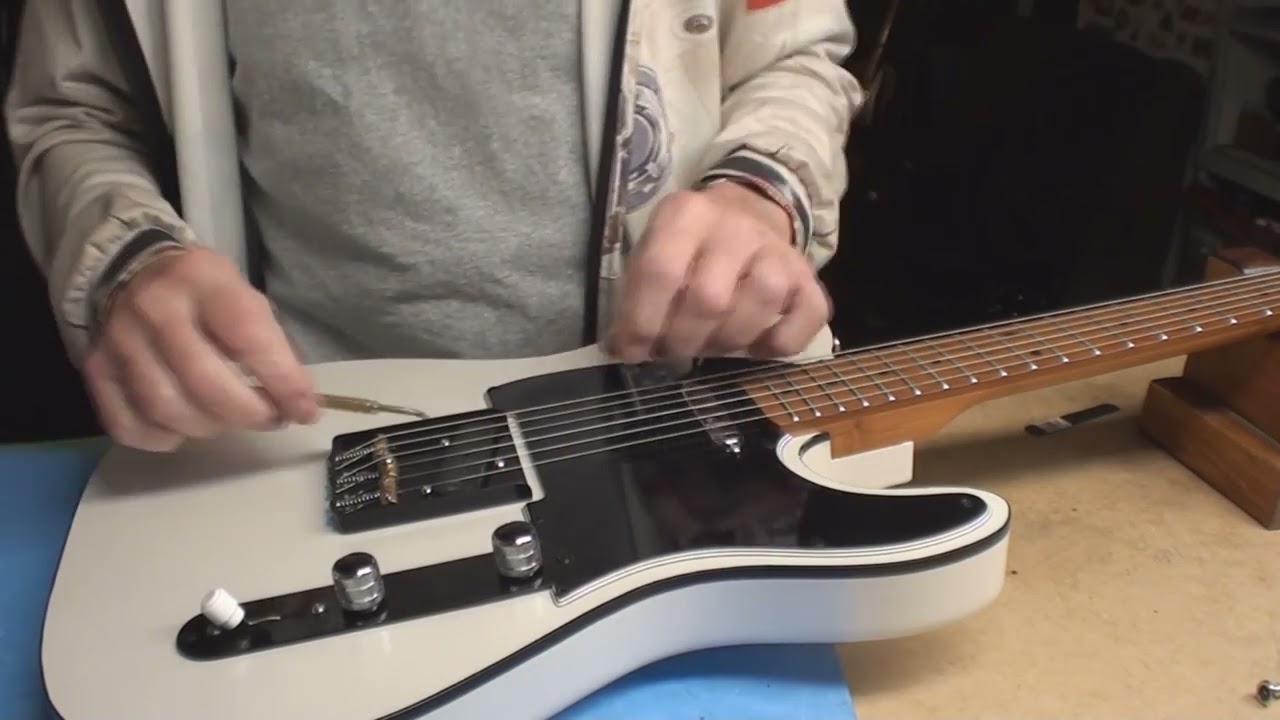Auto Paint Telecaster Gets Assembled