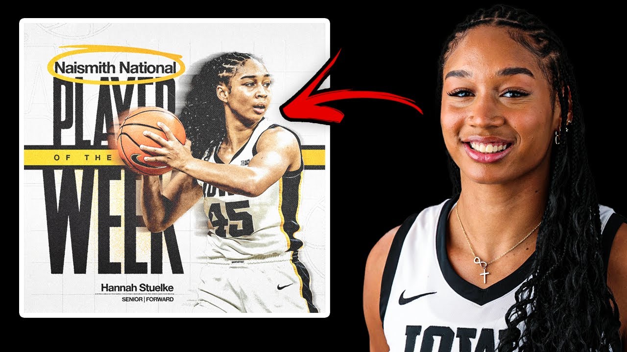 Iowa's Hannah Stuelke Wins NATIONAL Player Of The Week as Iowa UNDEFEATED in 2026...