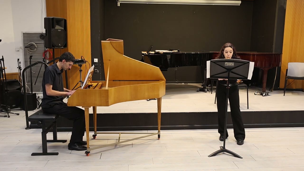 Benedetto Marcello: Sonata in D Minor, Adagio | Mali Elster Bratkov & Itamar Kapusta
