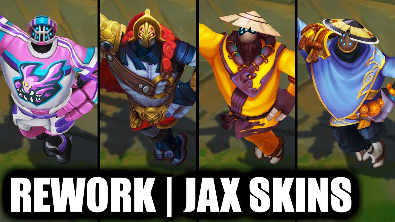 ALL JAX SKINS REWORK 2023 FINAL UPDATE | League of Legends