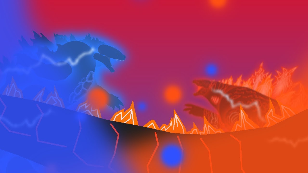 Thermo Godzilla vs supercharged Godzilla