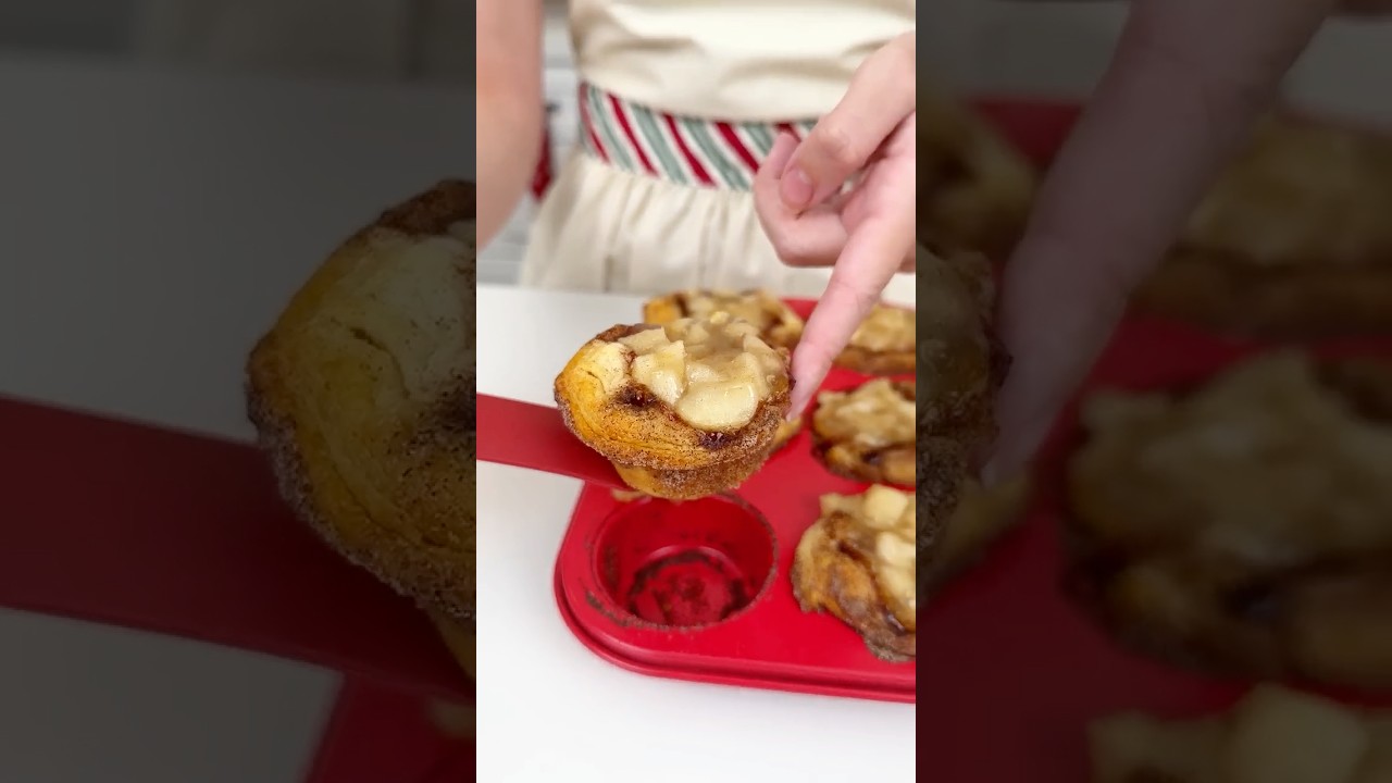 Easy 4 ingredient treat!  #recipe #easyrecipe #applepie #dessert